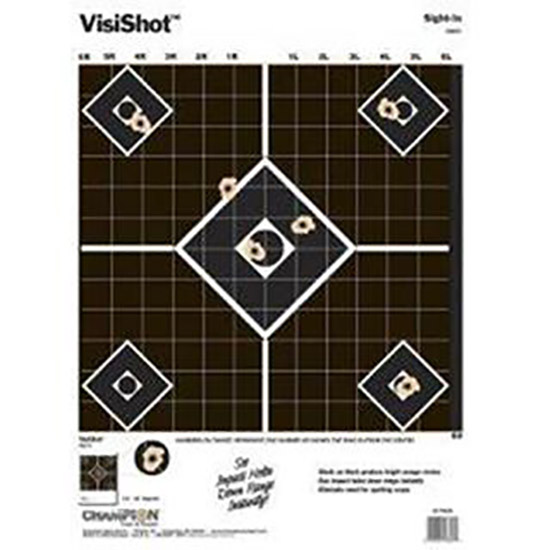 CHAMP VISISHOT SIGHT-IN (10/PK) - Hunting Accessories